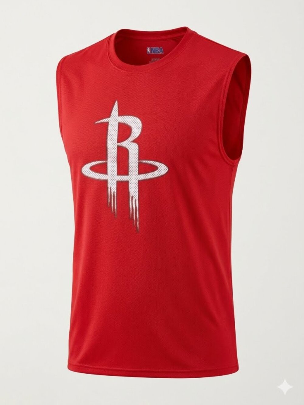 NBA Houston Rockets Basketball Red Muscle T-shirt 4287